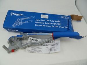 IMPERIAL 370-FH Tube Bender,1/4 3/16 3/8 And 1/2 Open Box   [rack315]