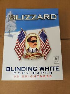 W.B. Mason Copy Paper, 98 Brightness, 20 LB Multi-Purpose White Size 8.5x11
