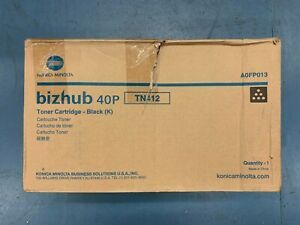 Genuine Konica Minolta Bizhub 40P TN412 Black A0FP013 40PX OEM