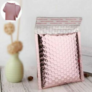 Foil Bubble Mailer For Packaging Rose Gold Bubble Envelope Padded Shipping Bag