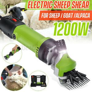 1200W Electric Supplies Sheep Goat Shears Animal Shearing Grooming Clipper Green