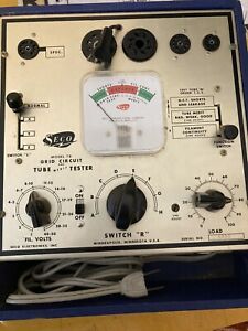 Vintage Tung-Sol  SECO Model 78 Tube Tester w/ Tube Index &amp; Case