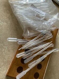 75 plastic transfer pipettes droppers graduated 3 ml