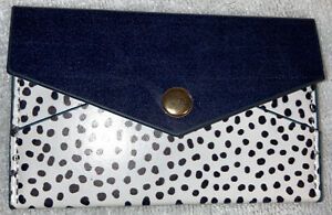 Pen + Gear Faux Leather Pocket Business Card / ID Card Holder W/ Snap - NEW