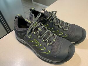 KEEN Women&#039;s &#034;Utility&#034; Mesh Grey Steel Toe Shoes Size 9W