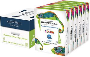 Hammermill Cardstock, Premium Color Copy, 100 Lb, 8.5 X 11-6 Pack (1,500 Sheets)
