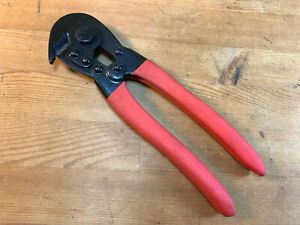HK Porter 690C 9&#034; Hand-Klip Wire Cutter Compound Fence USA Plastic Grip FR SHIP