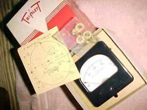 TRIPLET  Model 327-T  -  MILLIAMPERES METER  -  MINT IN BOX - PAPERS ETC