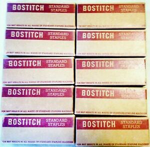 LOT OF 11 Boxes BOSTITCH SBS 19 1/4 Standard Staples Approx. 5000 EA. BOX NEW