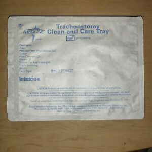 Medline Tracheostomy Clean and Care Tray sterile