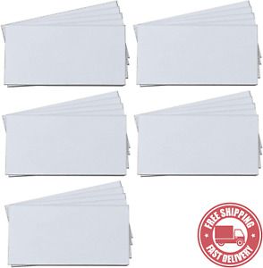 Magna  Visual  1 &#034;  X  2 &#034;  White  Pre - Cut  Write  on  Wipe  off  Magnetic  St