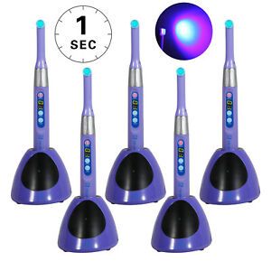 1-5 Dental 10W Cordless iLed 1 Second LED Curing Light Cure Lamp/Red Goggles By