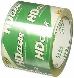 Duck Brand HD Clear High Performance Packing Tape  3 Inch x 54 6 Yard Roll  Crys