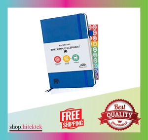 Daily Planner 2021 Simple Undated Planner Productivity Goal Setting Blue NEW!!