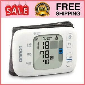 Gold Blood Pressure Monitor, Portable Wireless Wrist Monitor, Digital Bluetooth