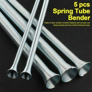 New 5Pcs Spring Fuel Brake AC Refrigerant Line Tube Bender Tubing Hand Tool Kit