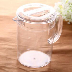 Acrylic Pitcher with Lid for Water, Tea, Lemonade, Milk Storage