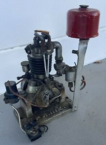 Antique Vintage Miniature Elmer Wall Model 1 Cylinder Gas Engine