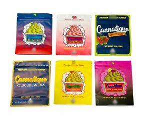 NEW Cnnatique Smell Proof  cookie mylar bags resealable packaging 5x4