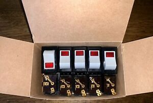 LOT of 10 NOS! MCGILL MFG ROCKER SWITCH SPST ON-OFF MODEL  HP 3/4  Rocker Switch