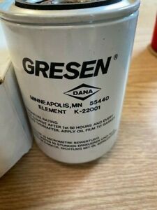 GRESEN HYDRAULIC FILTER K-2001 GENUINE NEW IN BOX