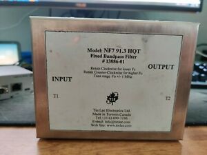 Tin Lee Electronics NF7 91.3 HQT Fixed Bandpass Filter with F Connectors