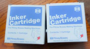 Pair Pitney=Bowes Inker Cartridges. 625-2 NOS  2010