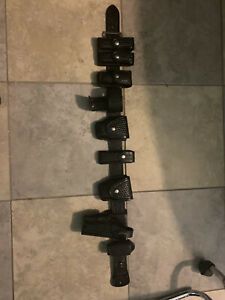 Complete used leather police duty belt Aker, Safariland , Springfield XD