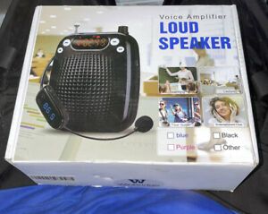 WINBRIDGE Voice Amplifier Portable Microphone and Speaker Loudspeaker Personal