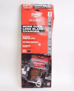 Milwaukee 48-39-0601 44-7/8 in. Extreme Metal Band Saw Blades 8/10 TPI - 3 pk
