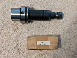 Sandvik HSK-63 to Capto C4 and Capto C4 to ER-16 Adapters With Bonus 21 Collets