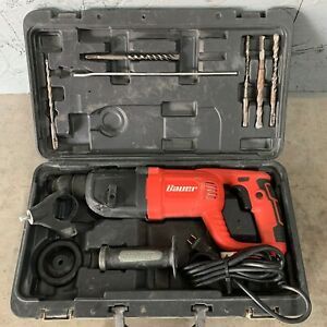 Bauer 1642E-B 1&#034; SDS  Variable Speed Pro Rotary Hammer Drill, Case &amp; Drill Bits