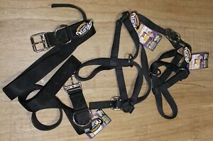 2 Weaver Cow Halters &amp; 2 Cow Neck Straps