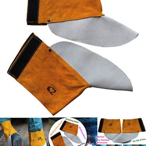 ZaoProteks Cowhide Leather Heat and Abrasion Resistant Welding Spats, Welding...