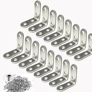 18 Pieces Stainless Steel Corner Braces (1.57 x 1.57 inch40 x 40 mm) Joint R...