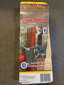 Co-Line SURE-LATCH Lockable Two-Way Livestock Gate Latch R-158-2L New