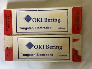 2 Boxes 2% Thoriated Tungsten 1/16 x 7