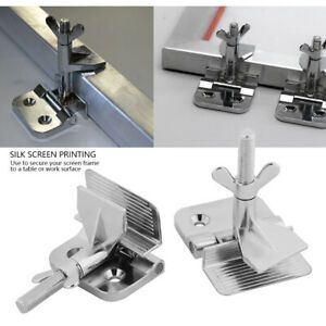 Screen Frame Hinge Clamp 2Pcs Silk Screen Printing Sturdy Quality Hinge Clamp