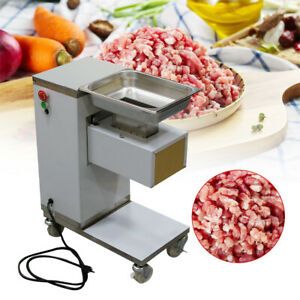 550W Electric Commercial Meat Slicer Cutter Restaurant Cutting Machine 500 kg/H