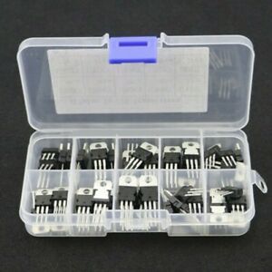 L7824 Voltage Regulator Transistor Components Replacement 50pcs Transparent