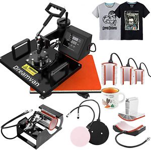 Heat Press,Heat Transfer Machine 12X15-950W, Digital LED Timer 360° Tshirt Press