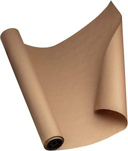 Kraft Paper Roll 30&#039;&#039; X 1800&#039;&#039; (150ft) Brown Mega Roll - Made in USA 100% Natura