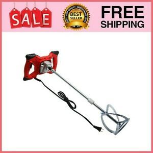 2100w Electric Hand-Held Concrete Mixing Drill Bit, Portable Cement Mixer With