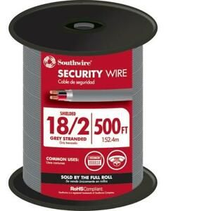 Southwire Security Cable 500 ft. 2-Conductor Jacketed Low-Voltage Copper Gray