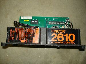 FINCOR 2610 ADJUSTABLE SPEED DC MOTOR CONTROL