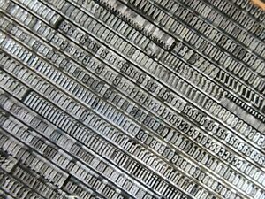 Letterpress Lead Type 14 Pt. Alternate Gothic No. 2    G59