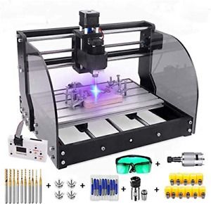 2 in 1 5500mW Engraver CNC 3018 Pro-M Engraving Machine, GRBLControl PCB PVC CNC