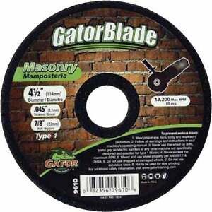 Gator Blade 4-1/2x.045x7/8 Masonry 9610 Pack of 20