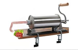 uyoyous Sausage Stuffer 6LBS /3L Stainless Steel Sausage Maker for 2-inch Table