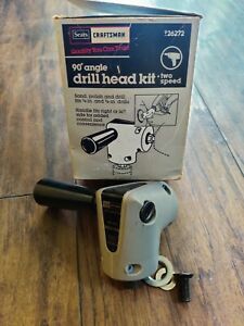 SEARS Craftsman Right Angle Drill Adapter 26271 3/8 90° 2 Speed